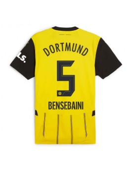 Borussia Dortmund Ramy Bensebaini #5 Replika Hemmakläder 2024-25 Kortärmad